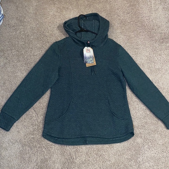 Avalanche Sweaters - Avalanche womens hoodie size Medium Dark Green/Teal
